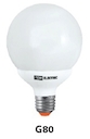 Лампа энергосберегающая КЛЛ-G80-15 Вт-2700 К–Е27 TDM